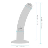 Image showing dimensions of the Lux Fetish Red Heart Strap On Harness 5 Inch Dildo Set, with measurements labeled.