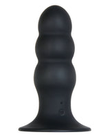 Evolved Kong Rechargeable Anal Plug Black, a silicone anal plug designed for pleasurable backdoor play.