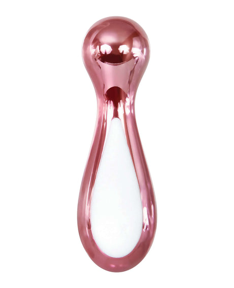 Evolved Starlite Bullet Vibrator Pink showcasing its sleek metallic design and ergonomic shape.