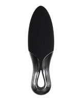 Evolved Teardrop Vibrator Black with sleek teardrop design and smooth tapered tip for pinpoint stimulation.