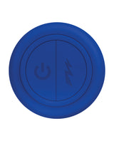 Evolved Robust Rumbler Silicone Vibrator Blue control buttons in blue color for enhanced experience.