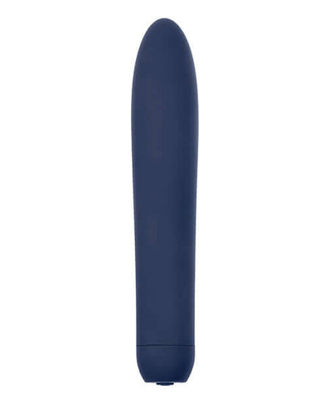 Evolved Straight Forward Vibrator Blue, a classic and smooth blue vibrator for targeted stimulation.