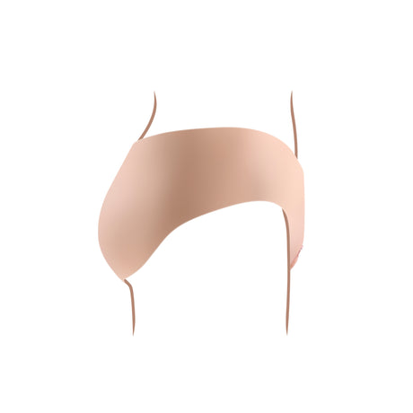 Gender X Undergarments Briefs Silicone Vagina Vanilla showcasing soft silicone design for comfortable gender play.