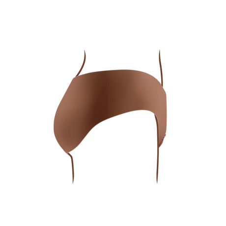Gender X Vagina Briefs Undergarments Dark - comfortable and realistic undergarment design in a dark shade.