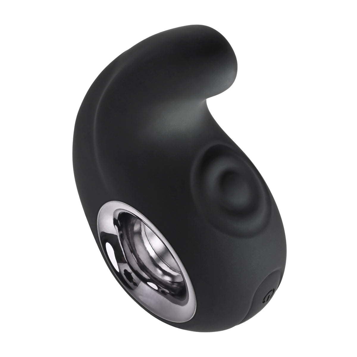 Playboy Ring My Bell Rechargeable Silicone Vibrator featuring a ring-shaped design for dual stimulation.