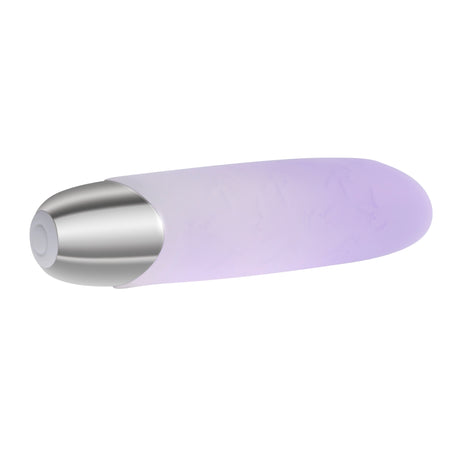 Playboy Bunny Bunch Silicone Bullet Vibrator Purple with sleek design and glossy finish in soft purple hue.