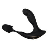 Zero Tolerance Strapped & Tapped Prostate Massager Black, designed for prostate and penis stimulation with vibrations.