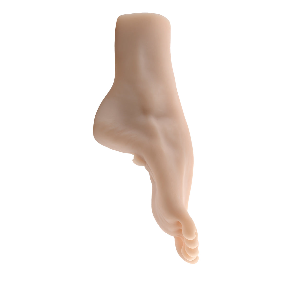 Zero Tolerance Pussy Footin Foot Stroker Vanilla, lifelike foot design with realistic toes and arch for pleasure.