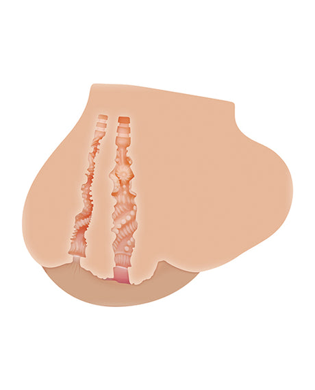 Zero Tolerance Kendra Spade Side Vagina Stroker showcases lifelike textures for enhanced pleasure.