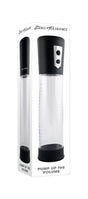 Zero Tolerance Pump Up The Volume Automatic Penis Pump Black packaging image showing measurement markings.