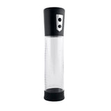 Zero Tolerance Pump Up The Volume Automatic Penis Pump Black with clear chamber and control buttons.