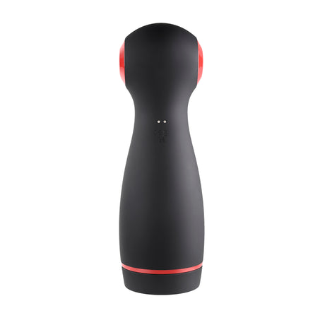 Zero Tolerance Tight Squeeze Rechargeable Masturbator Black, a sleek innovative toy for ultimate pleasure.
