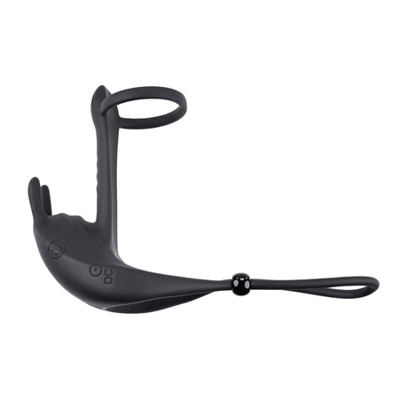 Zero Tolerance Saddle Up Vibrating Cock Ring designed for couples' pleasure with adjustable fit and flexible vibrating shaft.