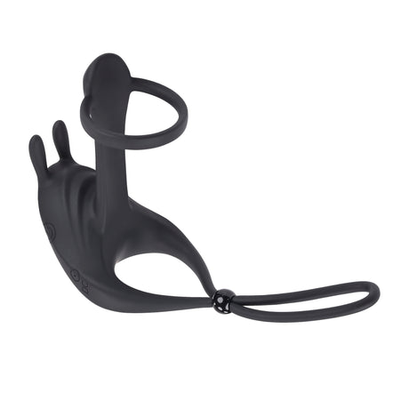 Zero Tolerance Saddle Up Vibrating Cock Ring with adjustable drawstring for secure fit and enhanced pleasure.