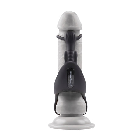 Zero Tolerance Saddle Up Vibrating Cock Ring on a flexible shaft for enhanced pleasure and stimulation.