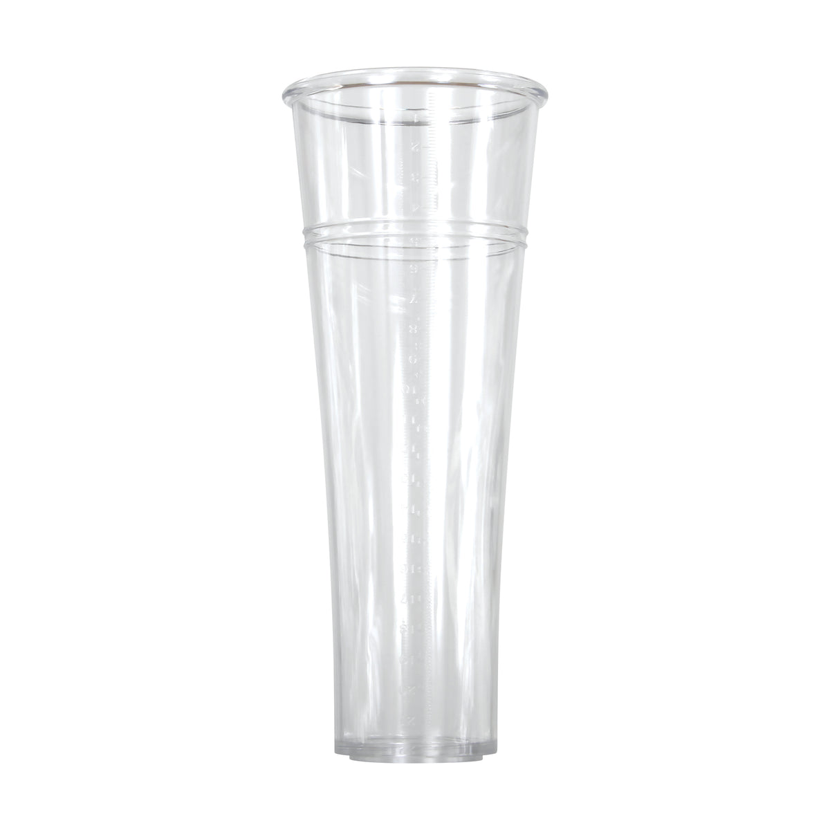 Zero Tolerance Sucking Good Vibrating Masturbator Vanilla clear measurement cup for precise use.