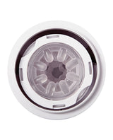 Zero Tolerance The Thrusting Stroker Rechargeable White features a realistic inner texture for enhanced pleasure.