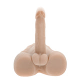 Evolved Easy Rider Thrusting Vibrator Vanilla with a lifelike design for a hands-on experience.
