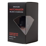 Eye Of Love Matchmaker Pheromone Perfume Oil Black Diamond 20 ml product packaging with sleek design.