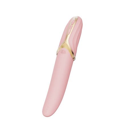 ZALO Aurora Series EVE Oral Simulator Vibrator Pink with Dual Motors and Heating Function