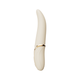 ZALO Aurora Series EVE Oral Simulator Vibrator White with Dual Motors and Heating Function in sleek ergonomic design