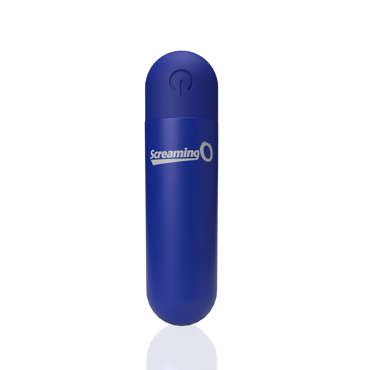 Screaming O Soft Touch Rechargeable Bullet Blue in a sleek design with a soft-touch finish.