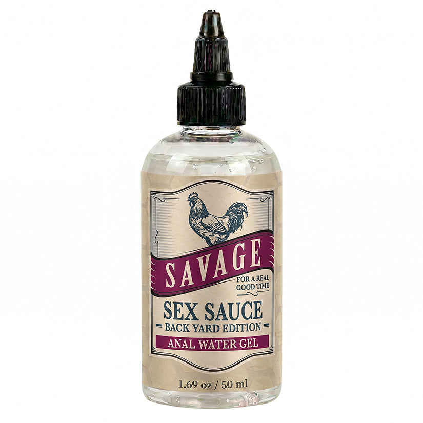Savage Sex Sauce Backyard Edition Water Anal Gel 1.69 Oz