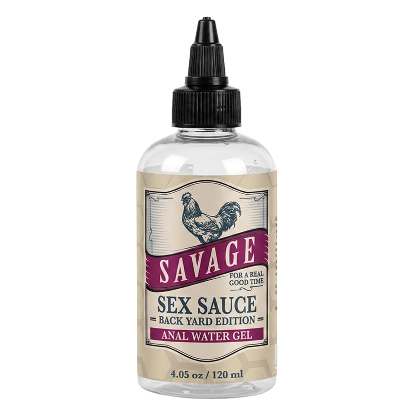 Savage Sex Sauce Backyard Edition Water Anal Gel 4.05 Oz