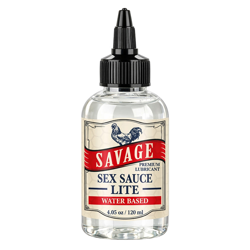 Savage Sex Sauce Lite Water-Based Lubricant 4.05 Oz