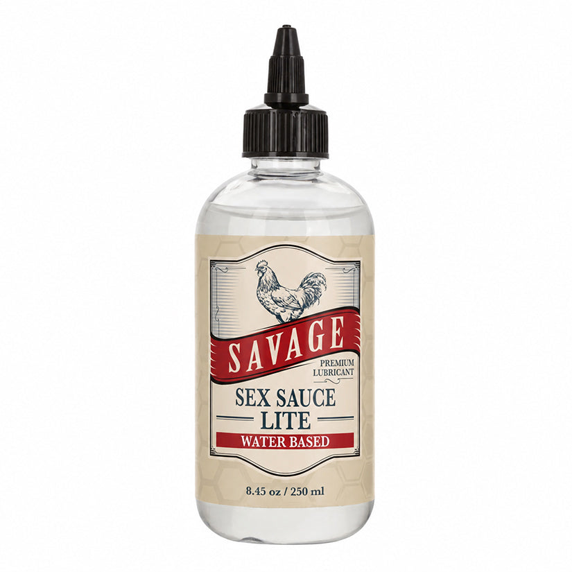 Savage Sex Sauce Lite Water-Based Lubricant 8.45 Oz
