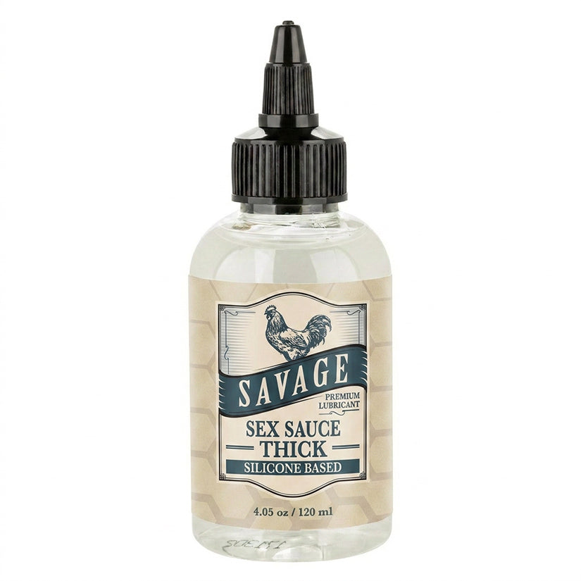 Savage Sex Sauce Thick Silicone Lubricant 4.05 Oz