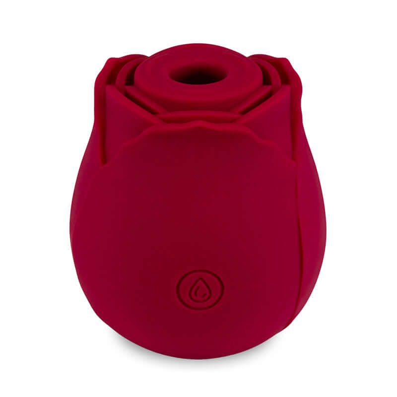 Loe The Rose Premium Suction Stimulator Red, a beautiful handheld pleasure toy designed for sensitive spots.
