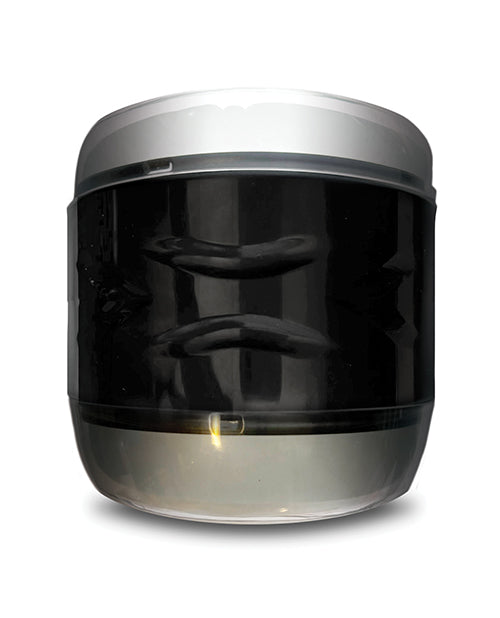 MSTR B8 Double Play Clear-View Dual Ended Stroker showcasing its sleek design and dual openings for enhanced pleasure.