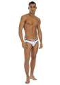 Envy Rainbow Radiant White & Rainbow Large XL featured on a model, showcasing its vibrant design and comfortable fit.