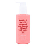 Coochy Shave Cream Pear Berry 8 Oz in a pink bottle with a pump, featuring a fruity blend of pear and wild berries.