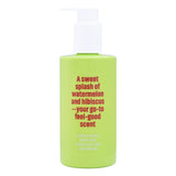 Coochy Shave Cream Melon Madness 8 Oz bottle with a sweet fragrance of watermelon and hibiscus for smooth shaving.