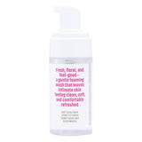 Coochy Fab Fresh Intimate Foaming Cleanser Peony 4 Oz in a bottle, offering gentle and refreshing intimate hygiene.