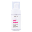 Coochy Fab Fresh Intimate Foaming Cleanser Peony 4 Oz bottle with pump dispenser.