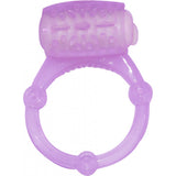 Humm Dinger Penis Ring Clit Stimulator Magenta designed for enhanced couple intimacy with vibrating pleasure ring.