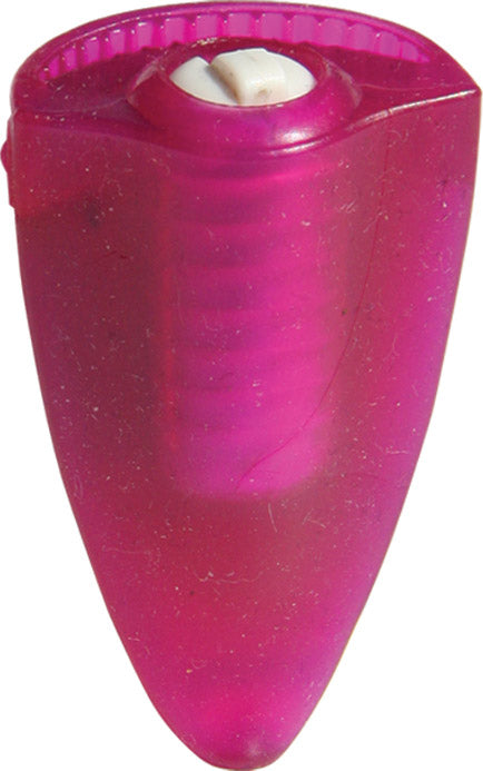 Tongue Teaser Silicone Oral Vibrator Magenta wearable vibrating ring for enhanced oral play.