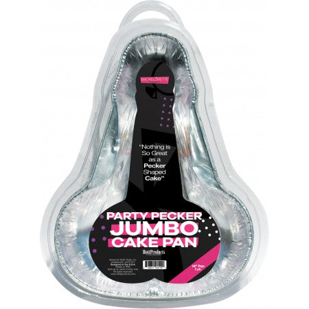 Bachelorette Peter Party Cake Pan 14 Inch 2 Pack in novelty pecker shape for adult parties and celebrations.