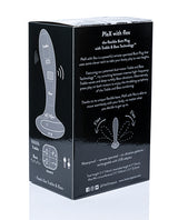 Hot Octopuss PleX with Flex Butt Plug Black packaging with user instructions and features overview.