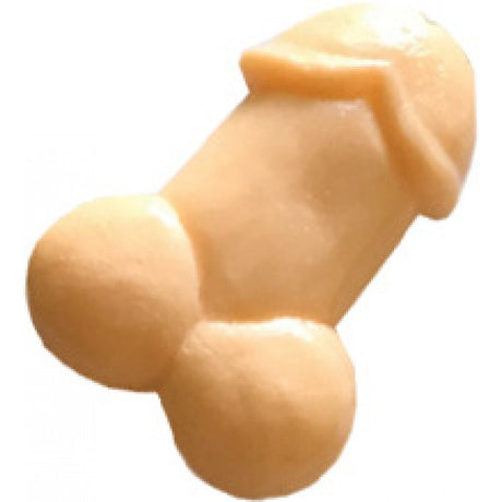 Pecker Bites Strawberry Flavored Candy 16 Pack playful pecker-shaped candy in focus.