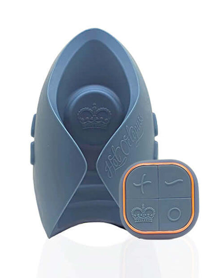 Hot Octopuss Pulse Duo Couples Massager Blue featuring innovative design for hands-free stimulation.
