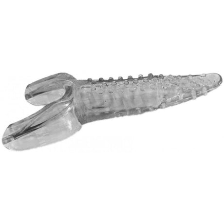 Tongue Star Deep Diver Clear Vibrating Tongue With Motor for playful oral-inspired stimulation.