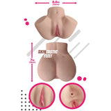 Skinsations Sweet Cheeks Ass & Pussy Stroker Vanilla realistic masturbator with lifelike details and measurements.