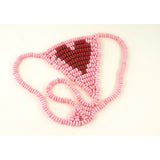 Hott Products Lovers Candy Edible G-string shaped like a heart made of candy, perfect for playful moments.