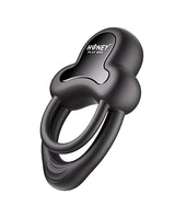 Anello Vibrating Double Cock Ring Clitoral Stimulator Black from Honey Play Box for enhanced pleasure.