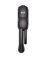 Anello Vibrating Double Cock Ring Clitoral Stimulator Black, a sleek couples toy designed for enhanced pleasure.