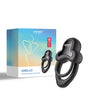 Anello Vibrating Double Cock Ring Clitoral Stimulator Black with packaging by Honey Play Box.